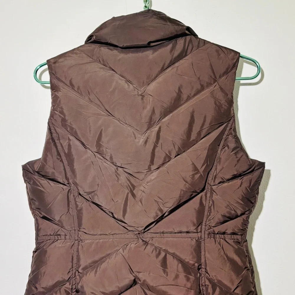 J. Crew Brown Puffer Vest Women's Jacket | Size Small‎